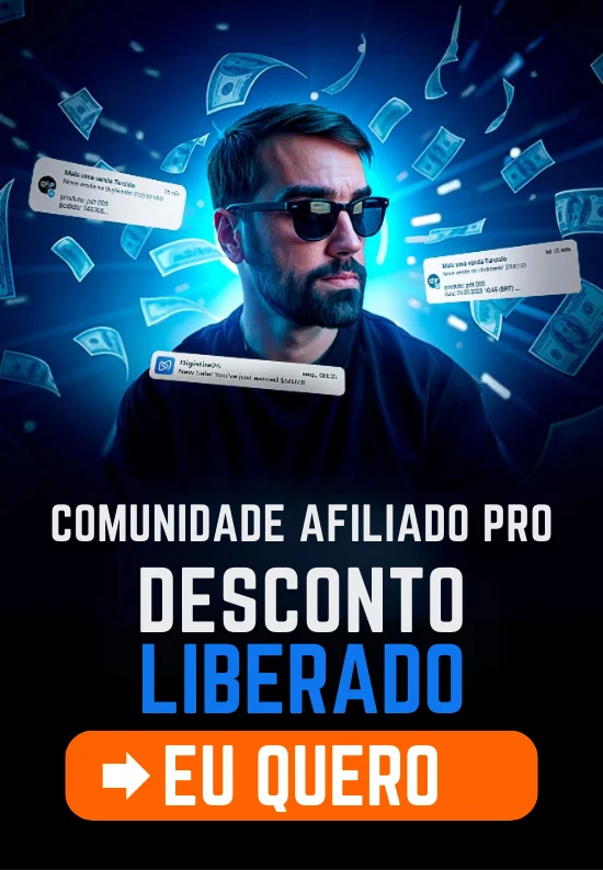 Banner de Desconto Comunidade Afiliado Pro