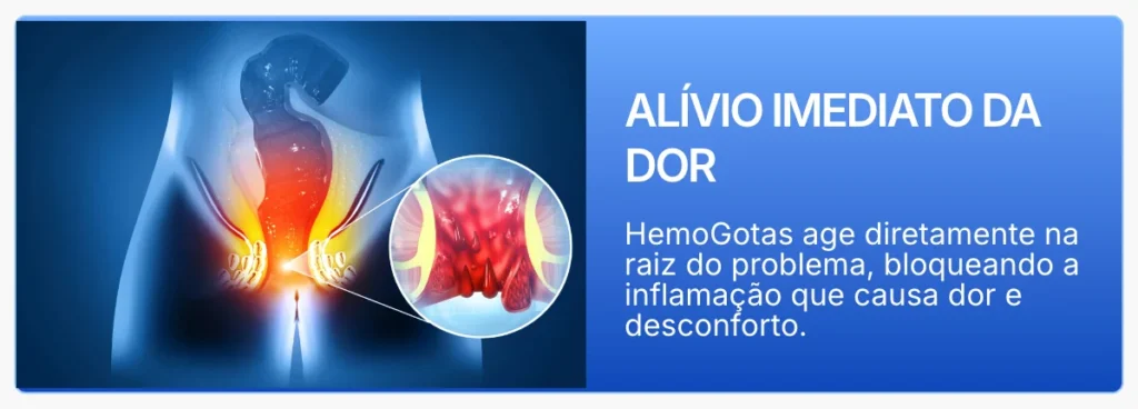 hemogotas alivio da dor